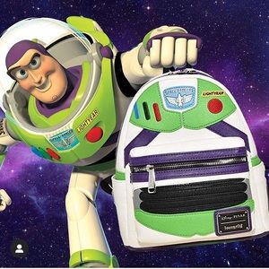 NWT Disney Pixar Toy Story Buzz Cosplay Loungefly Mini Backpack